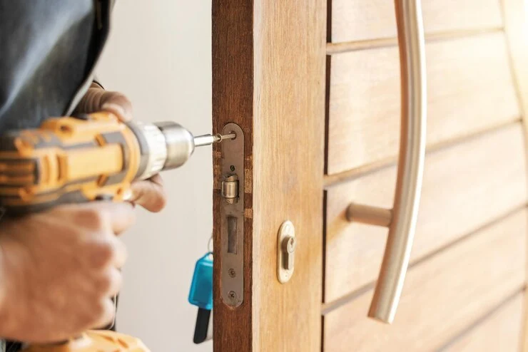 Låsesmed drill hjem renovering og fikse endre dørlåser